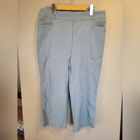 Reitmans Pants - Reitmans Soft Blue Capris, Size 14